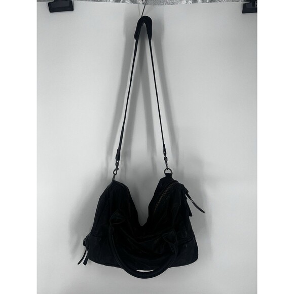 Yvonne Kone Handbags - Yvonne Kone Black Leather Large Carryall Satchel 2 Compartment Shoulder Bag